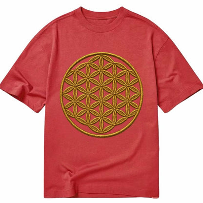 Flower of Life  - Classic T-shirt - Red