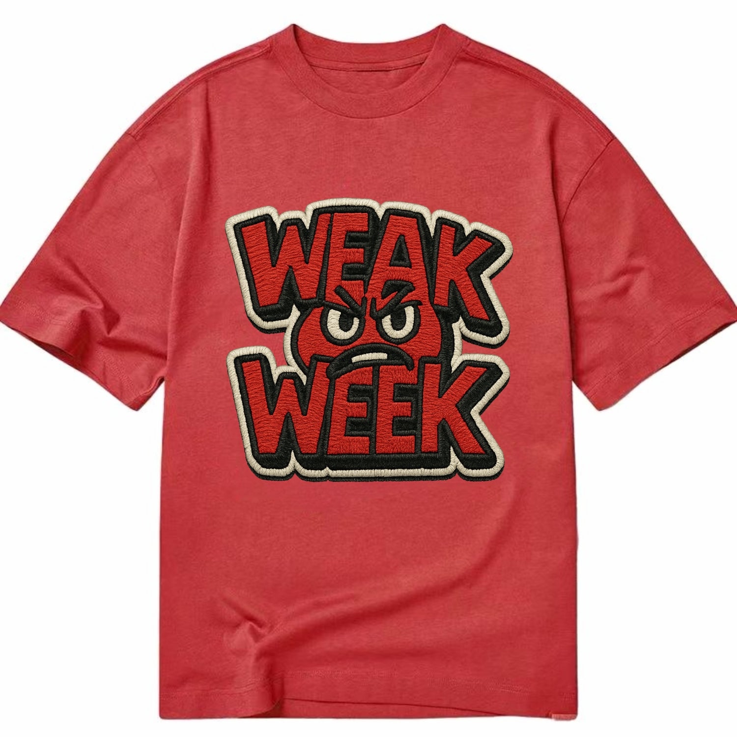 WEAK;WEEK WARRIOR Monday Blue Cap - Classic T-shirt - Red