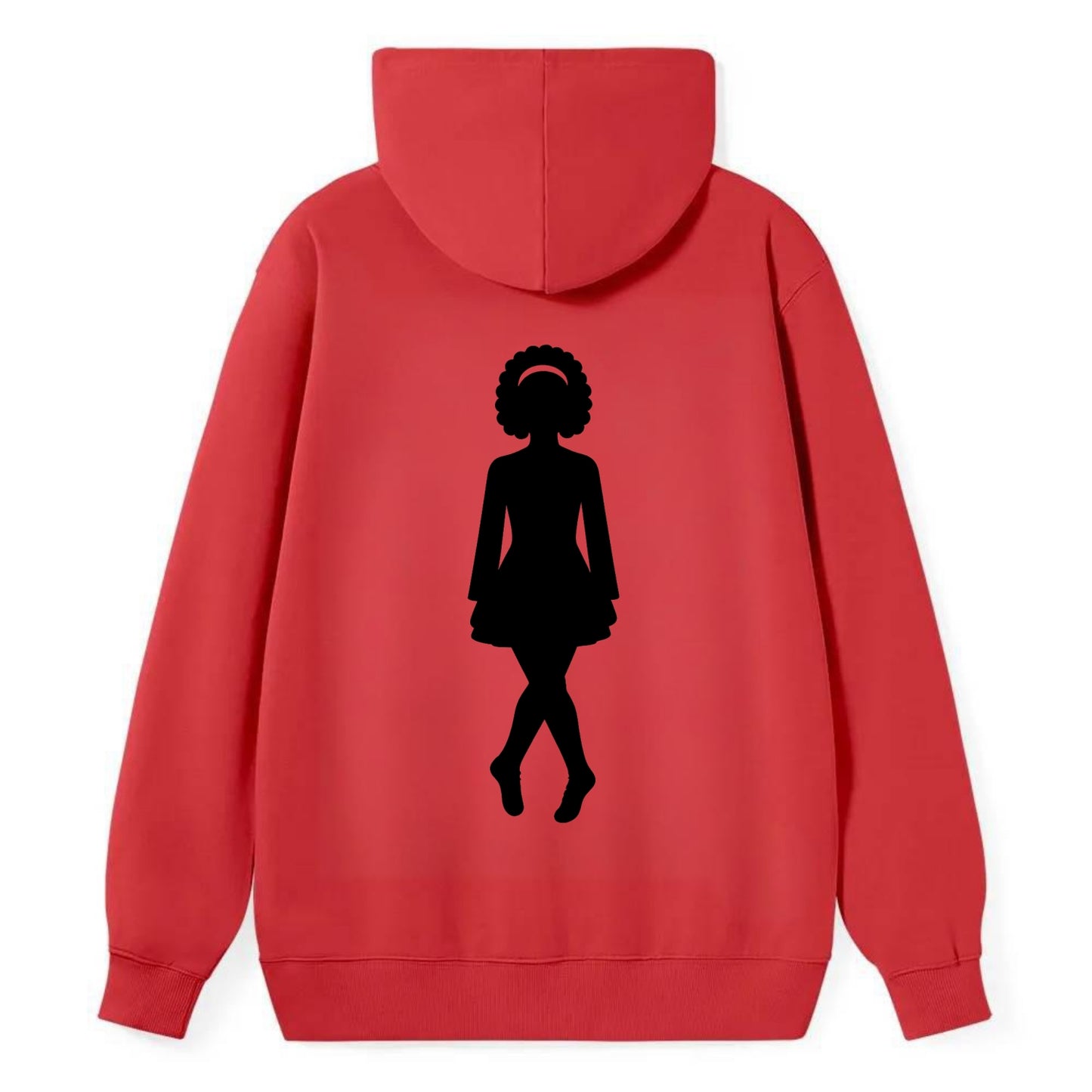 Irish step dancer traditional pose - Classic Pullover Hoodie - Red