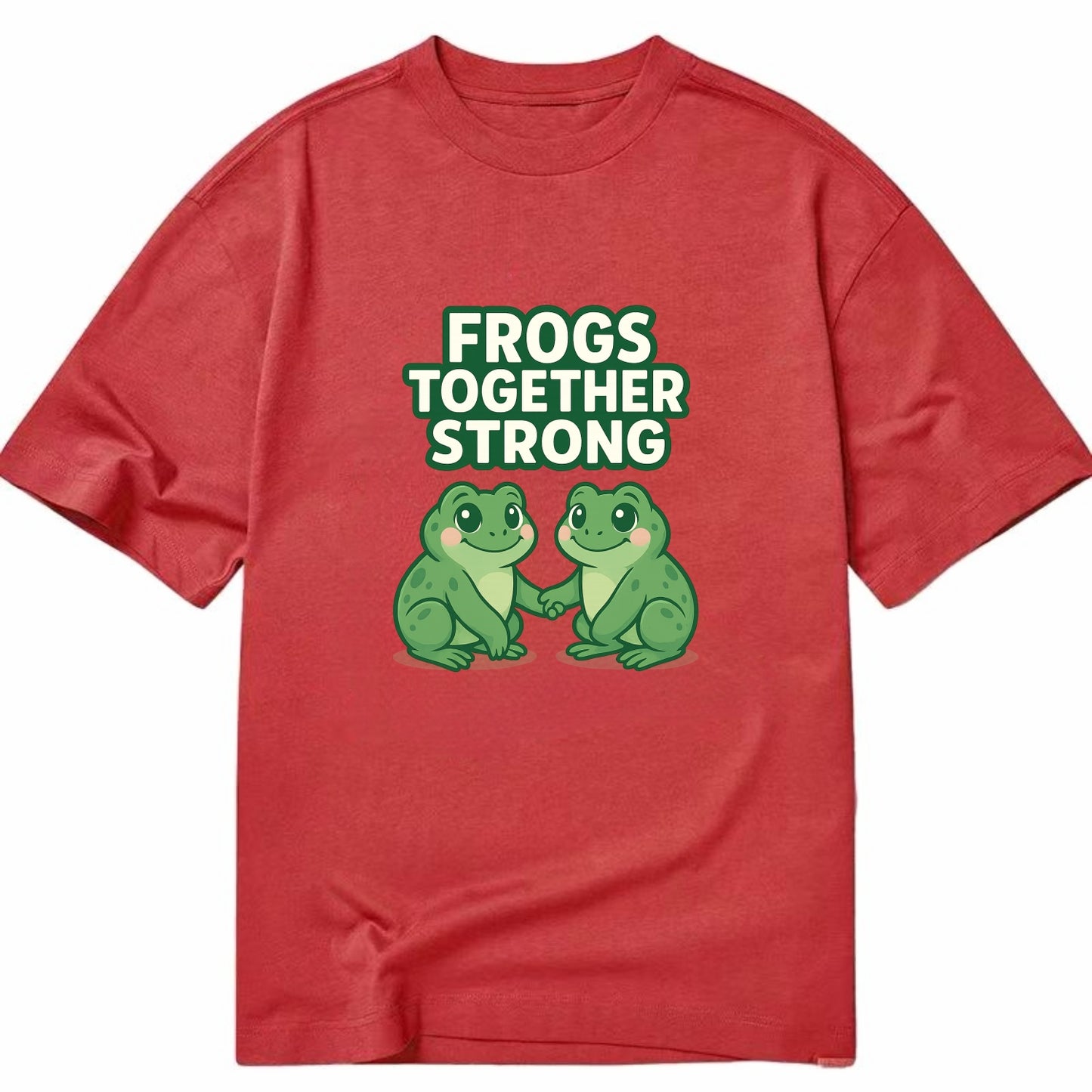Frogs Together Strong 2 - Classic T-shirt - Red