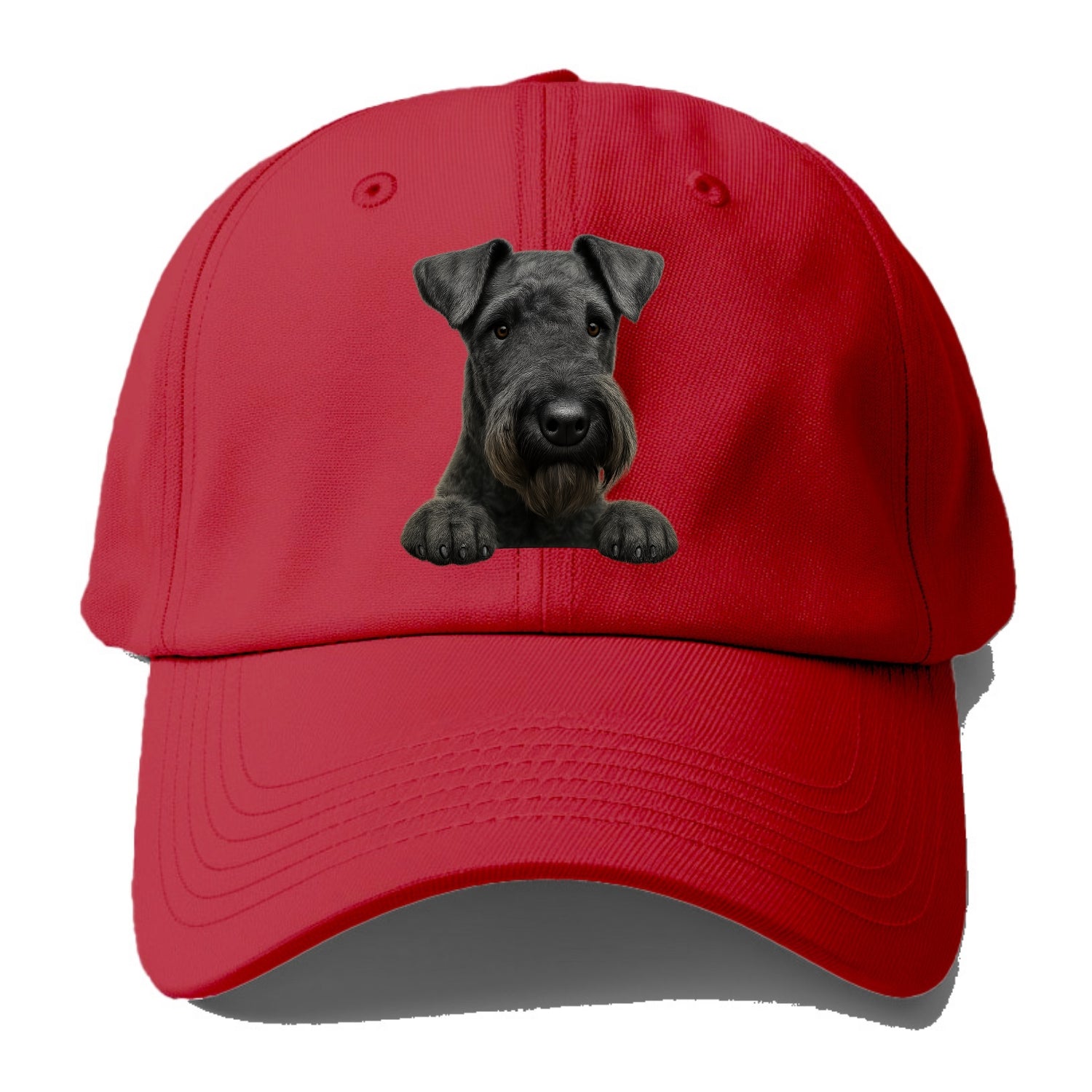 Kerry Blue Terrier  - Baseball Cap - Red