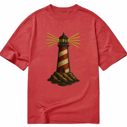 Lighthouse  - Classic T-shirt - Red