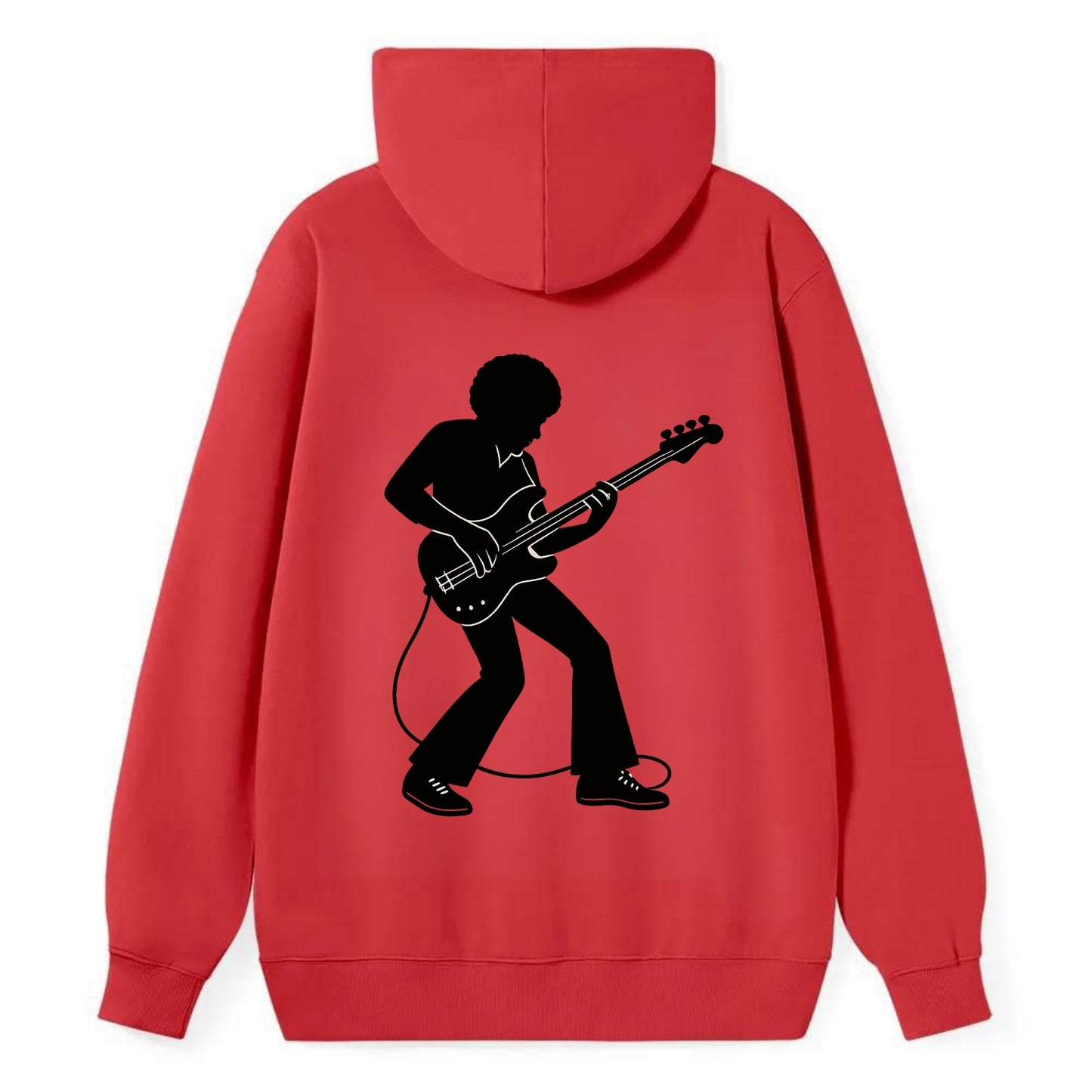 Bass guitarist slap technique - Classic Pullover Hoodie - Red