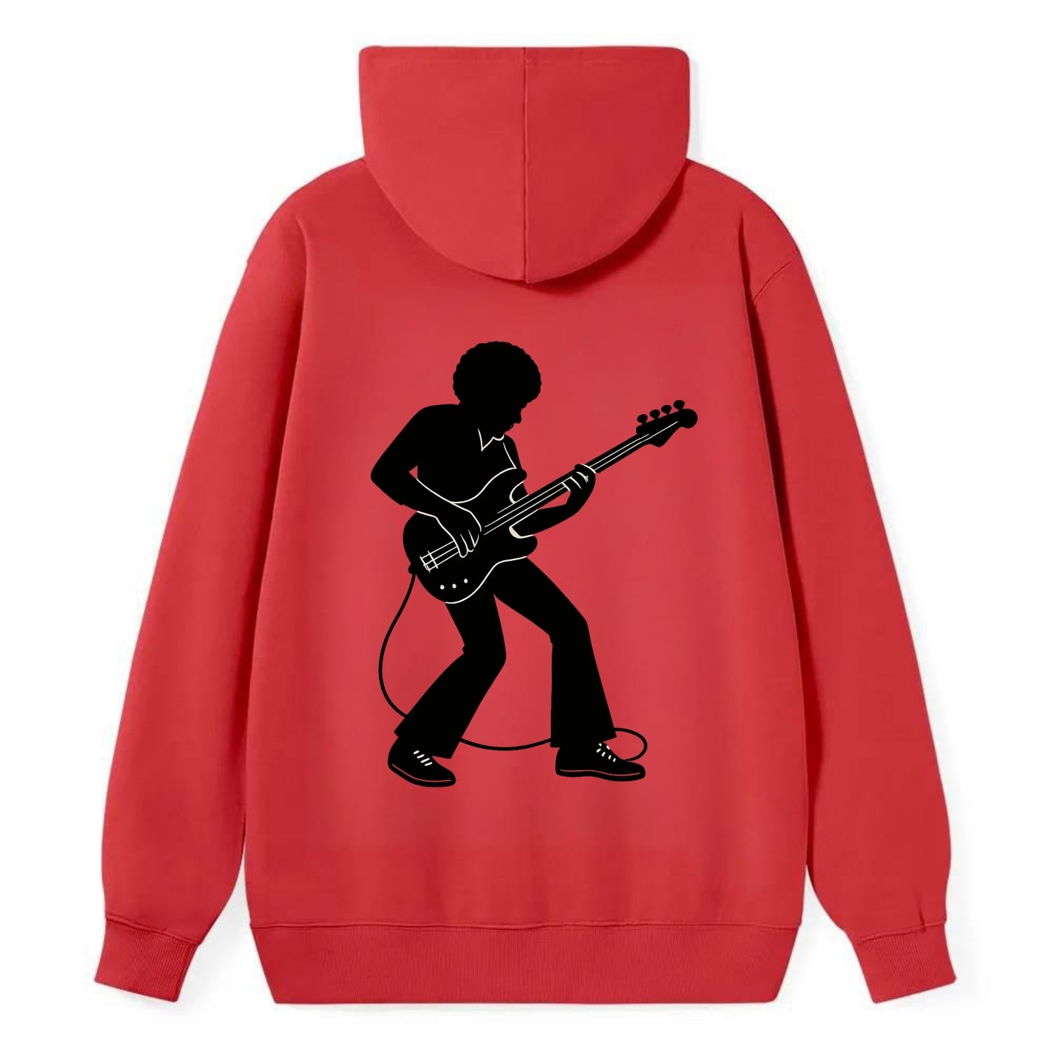 Bass guitarist slap technique - Classic Pullover Hoodie - Red