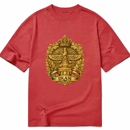 Iran Fire Temple Emblem - Classic T-shirt - Red