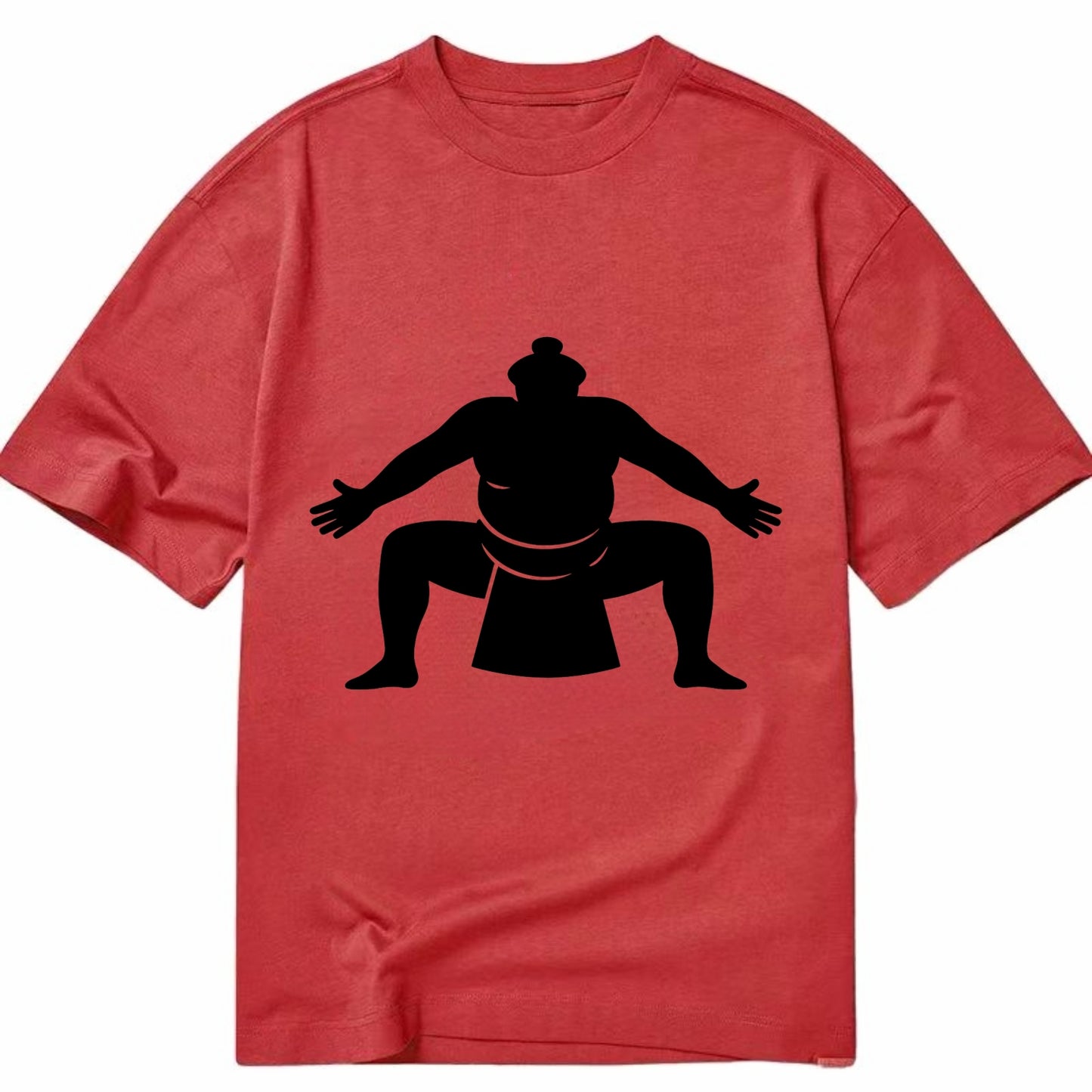 Japanese sumo wrestler ceremonial stance - Classic T-shirt - Red