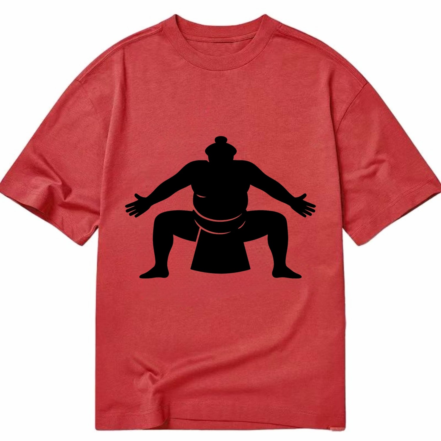 Japanese sumo wrestler ceremonial stance - Classic T-shirt - Red