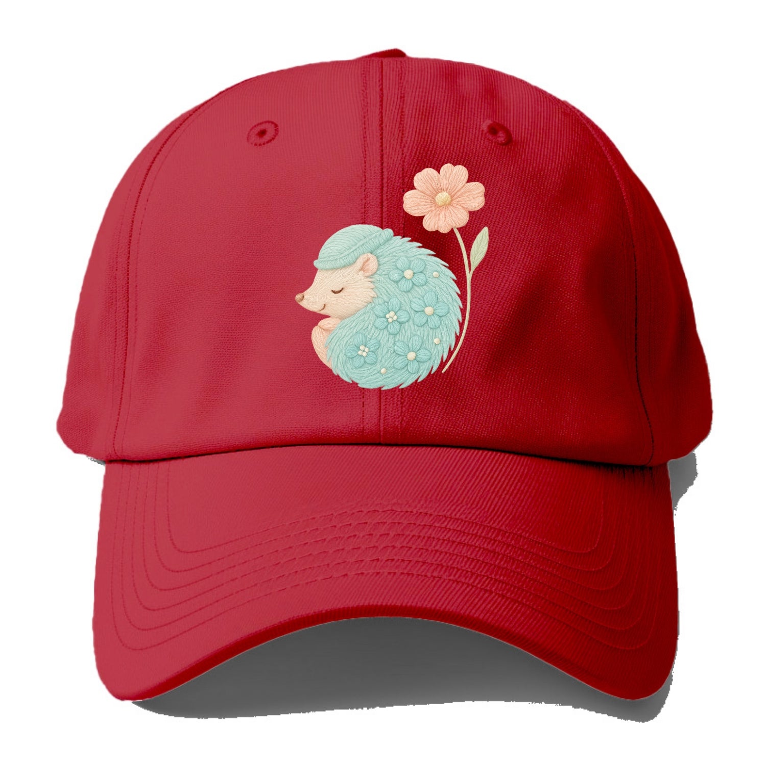 Aqua Hedgehog - Baseball Cap - Red