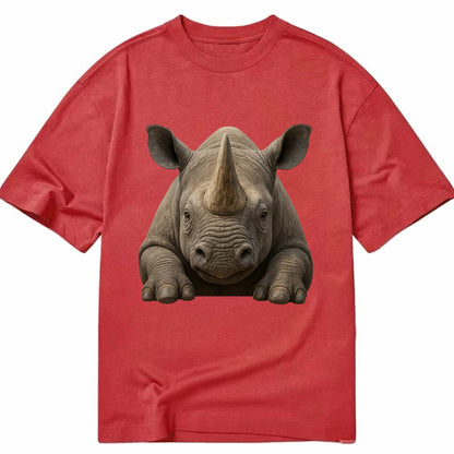 Rhinoceros  - Classic T-shirt - Red