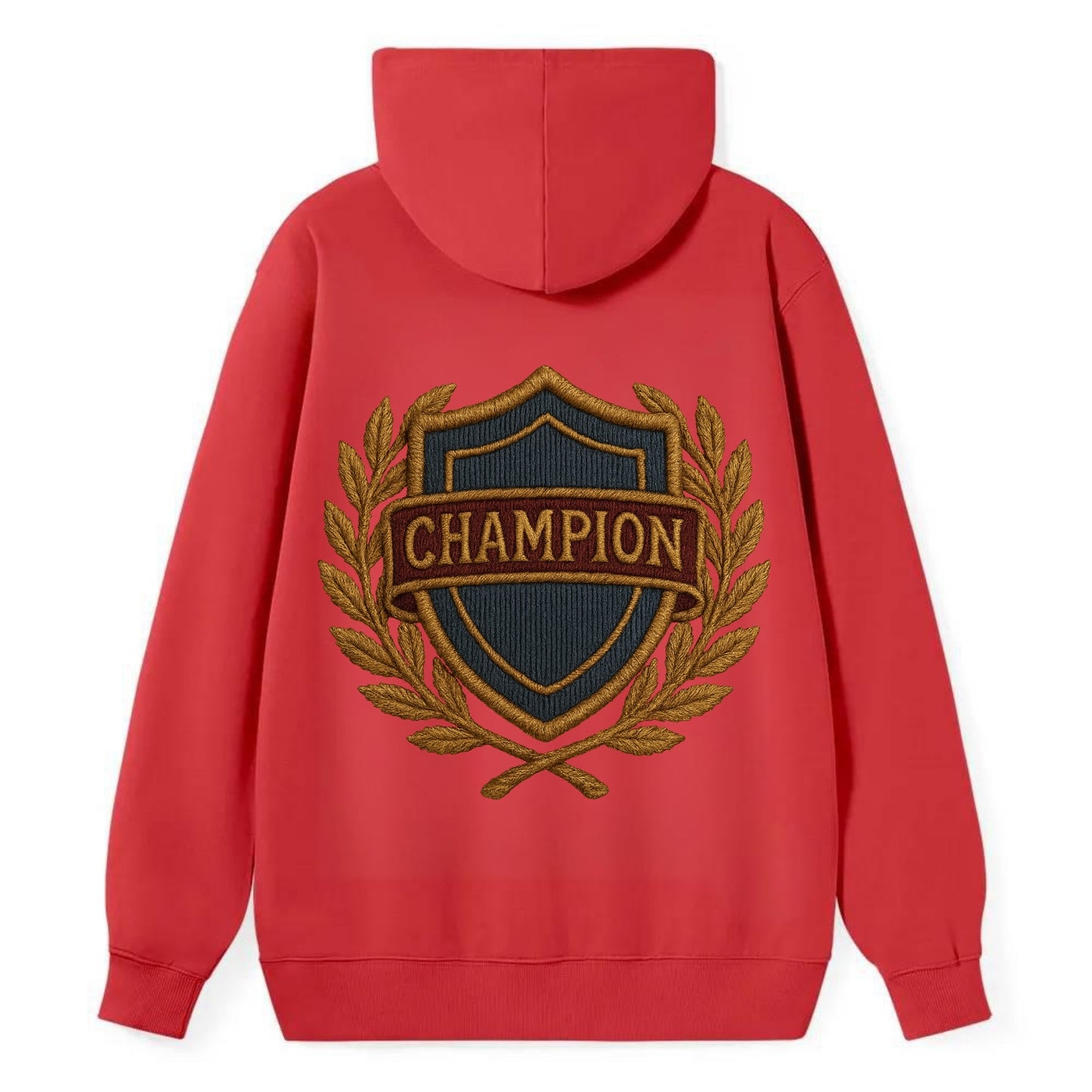 Champion Shield  - Classic Pullover Hoodie - Red