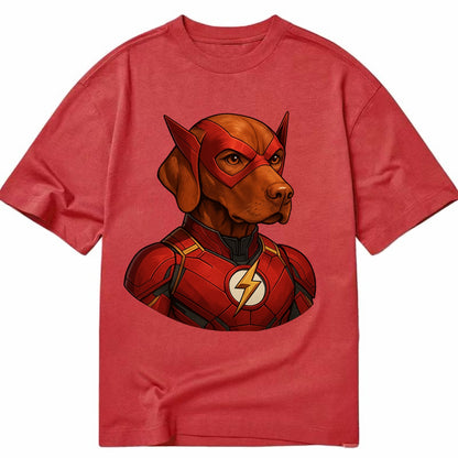 Vizsla Speed Hero  - Classic T-shirt - Red