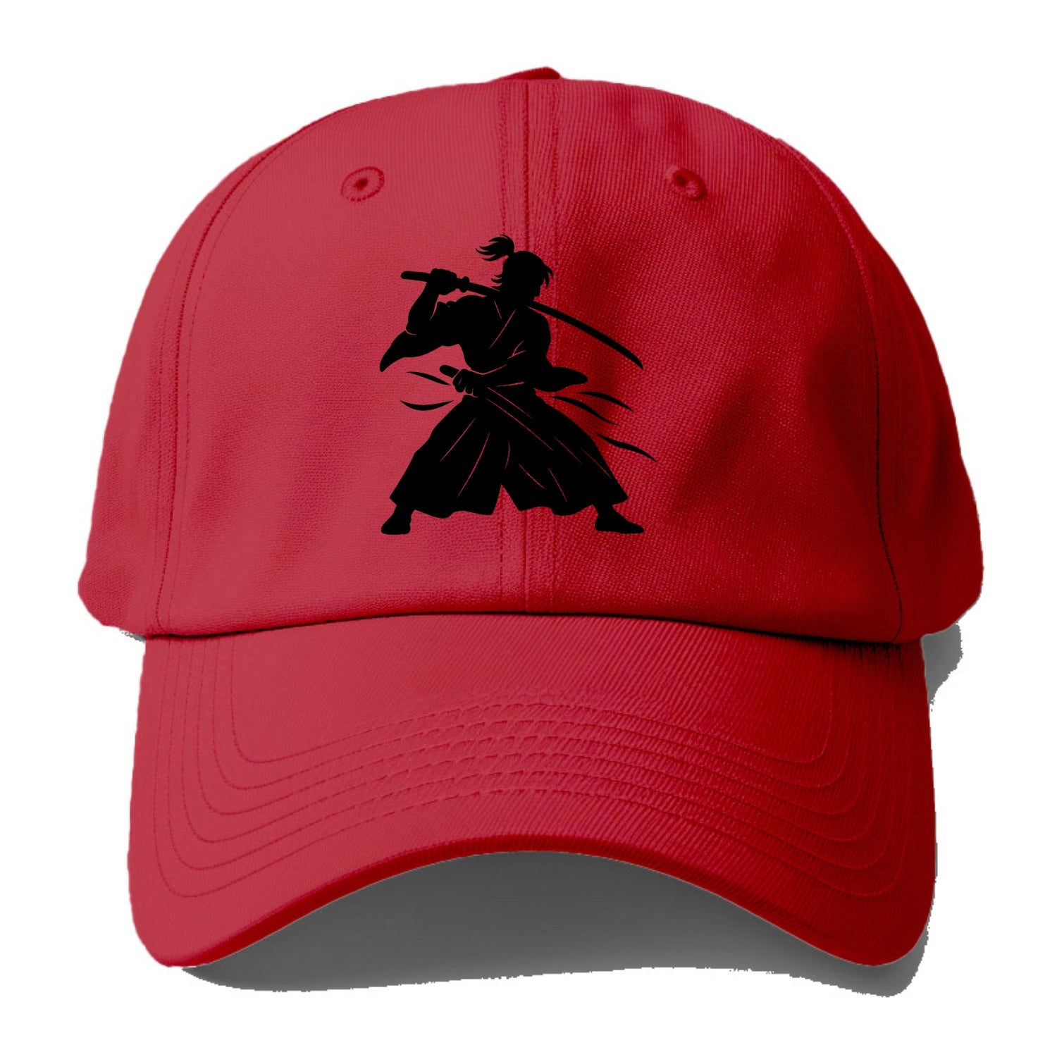 Japanese samurai sword draw - Baseball Cap - Red