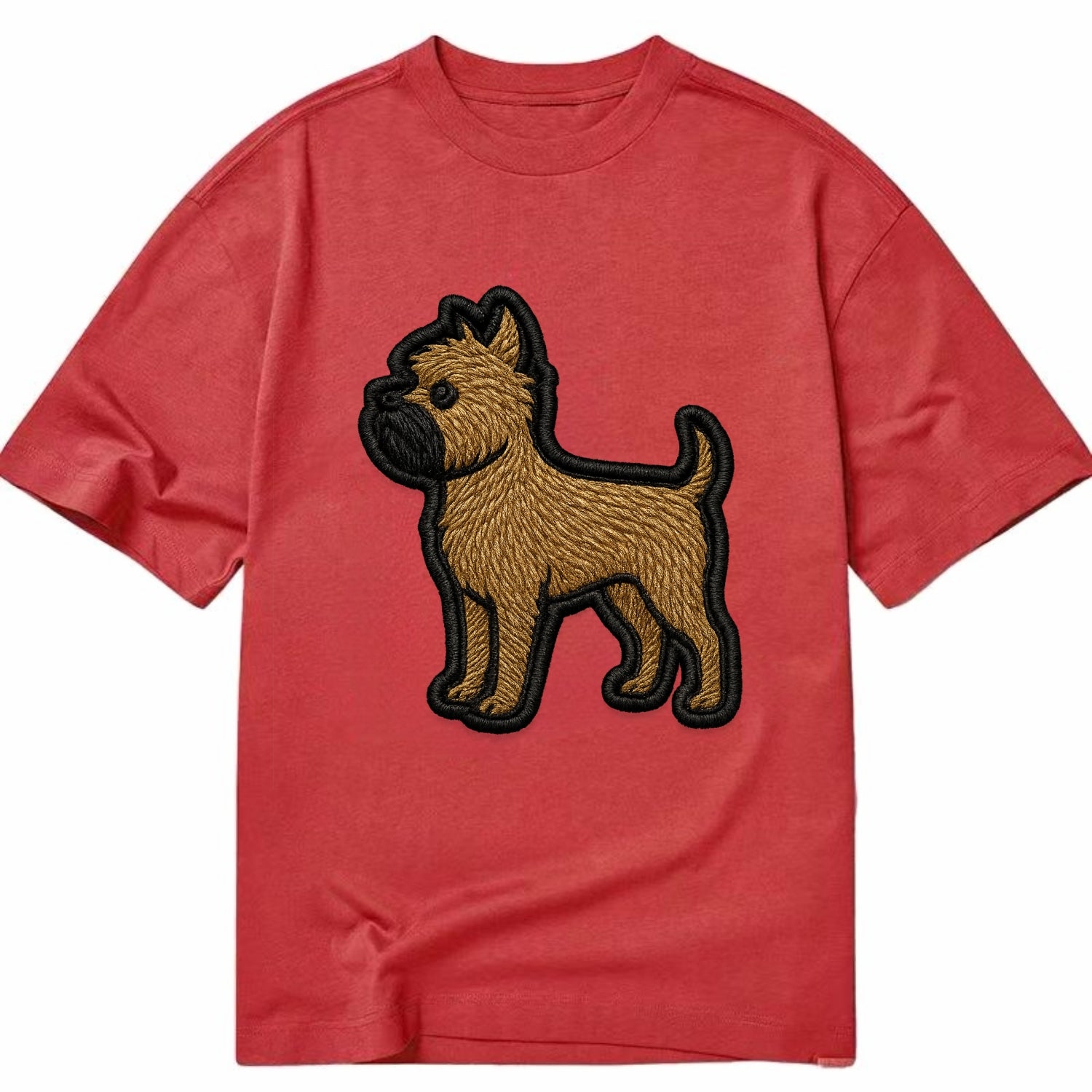 Affenpinscher - Contemporary wiry design - Classic T-shirt - Red