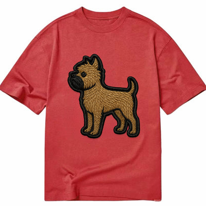 Affenpinscher - Contemporary wiry design - Classic T-shirt - Red
