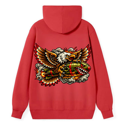 War Eagle Bomb - Classic Pullover Hoodie - Red