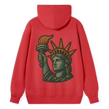 Statue of Liberty  - Classic Pullover Hoodie - Red