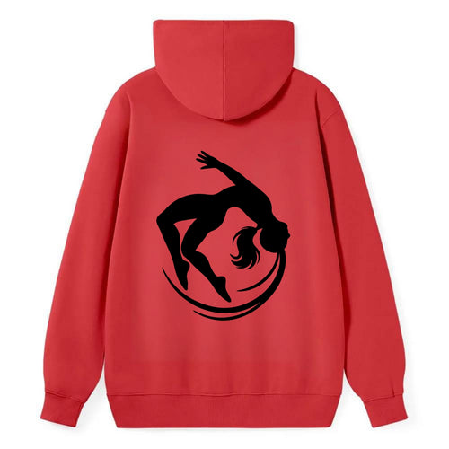 Gymnast mid-backflip rotation - Classic Pullover Hoodie