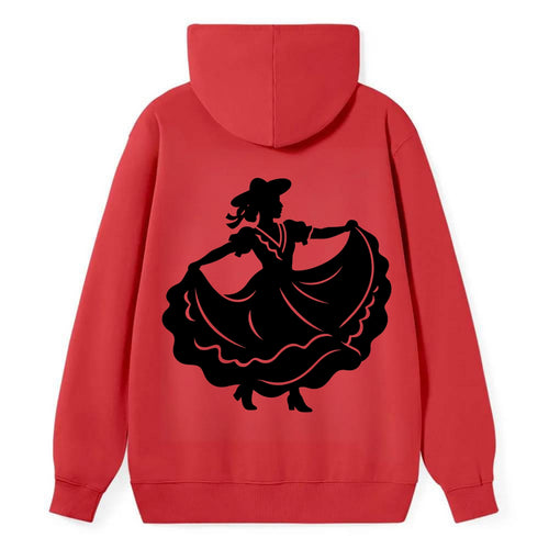 Mexican folk dancer twirling skirt - Classic Pullover Hoodie