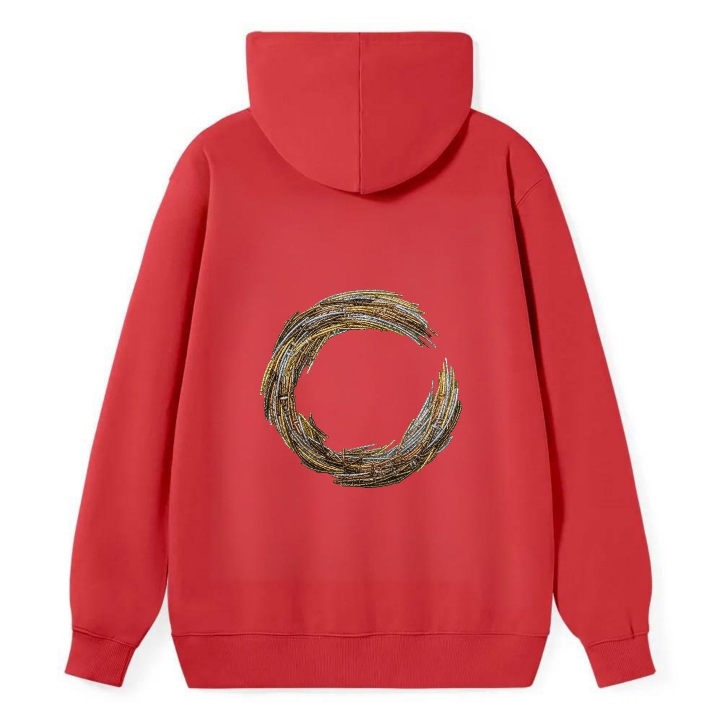 Enso Circle - Classic Pullover Hoodie - Red