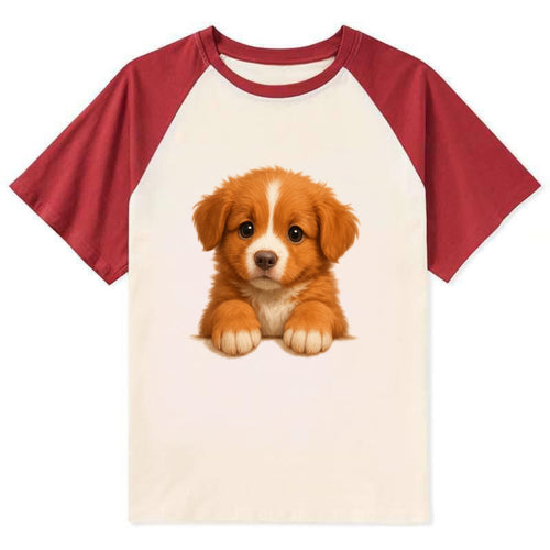 Nova Scotia Duck Tolling Retriever  - Co - Contrast Raglan T-shirt