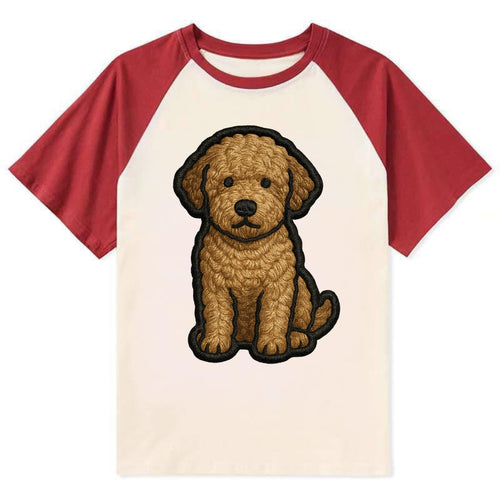 Lagotto Romagnolo - Modern truffle hunte - Contrast Raglan T-shirt
