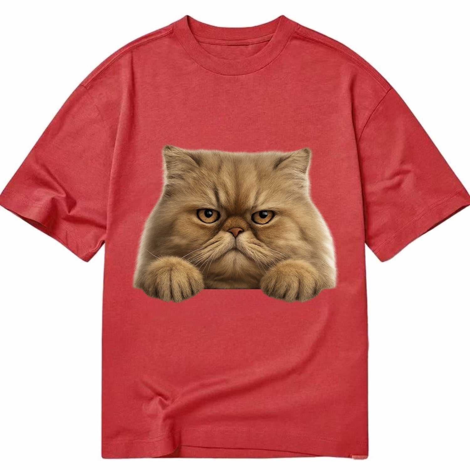 Persian Cat  - Classic T-shirt - Red
