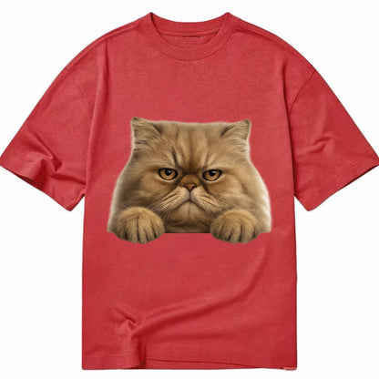 Persian Cat  - Classic T-shirt - Red