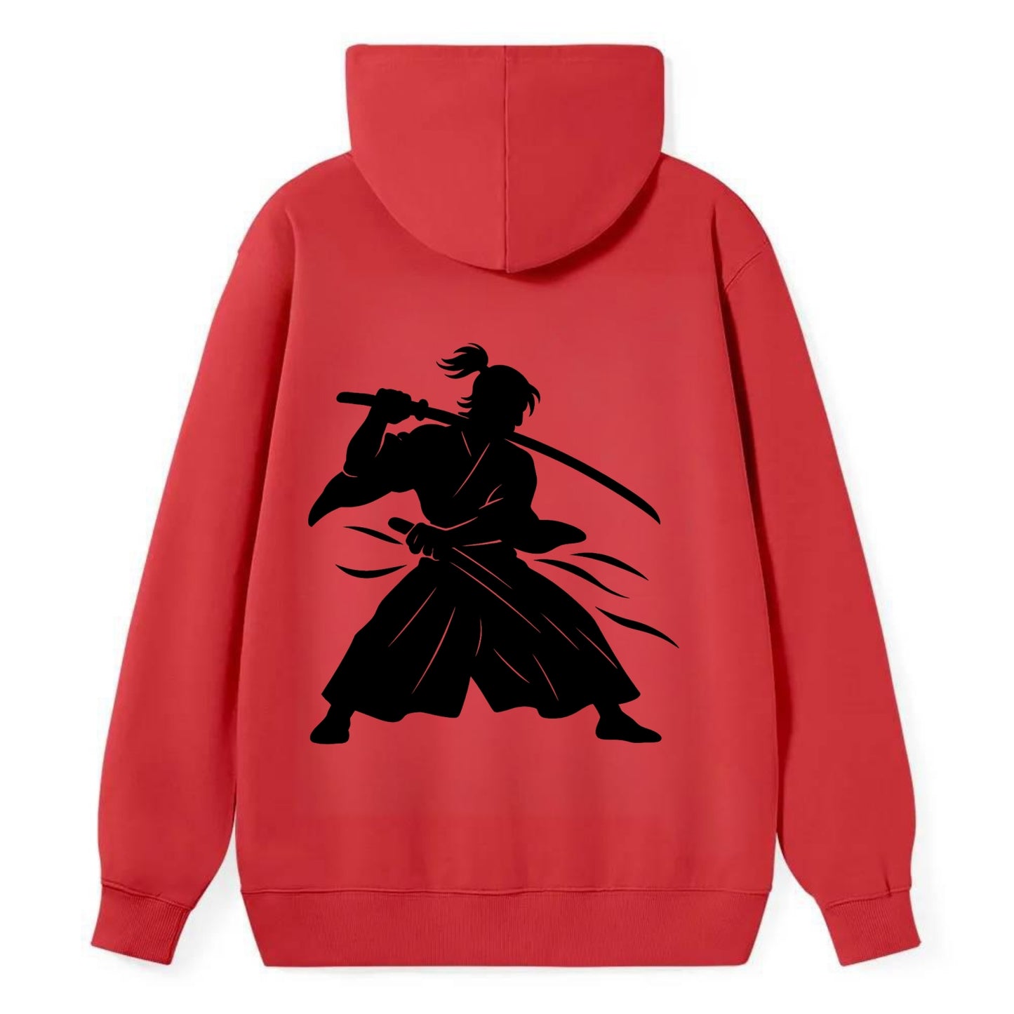 Japanese samurai sword draw - Classic Pullover Hoodie - Red