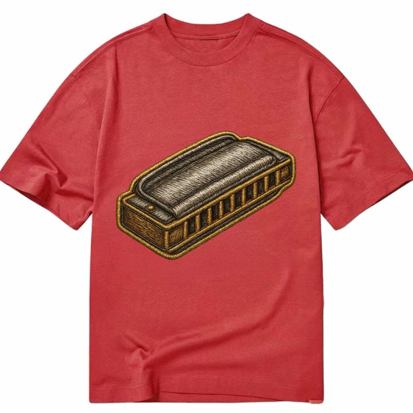 Harmonica  - Classic T-shirt - Red