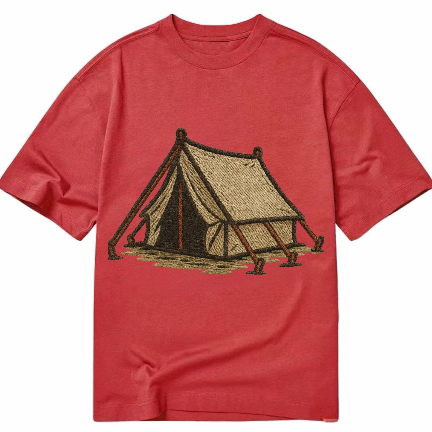 Camping Tent  - Classic T-shirt - Red