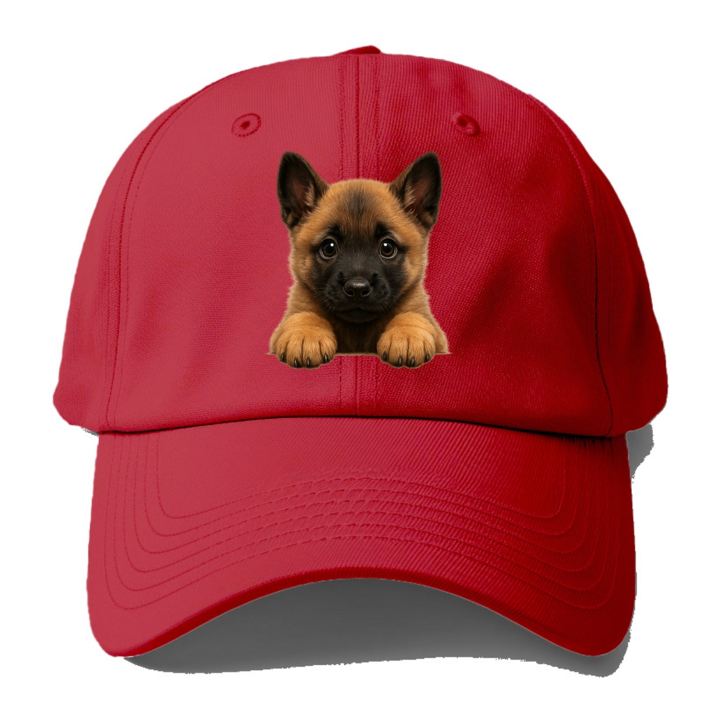 Belgian Malinois  - Baseball Cap - Red
