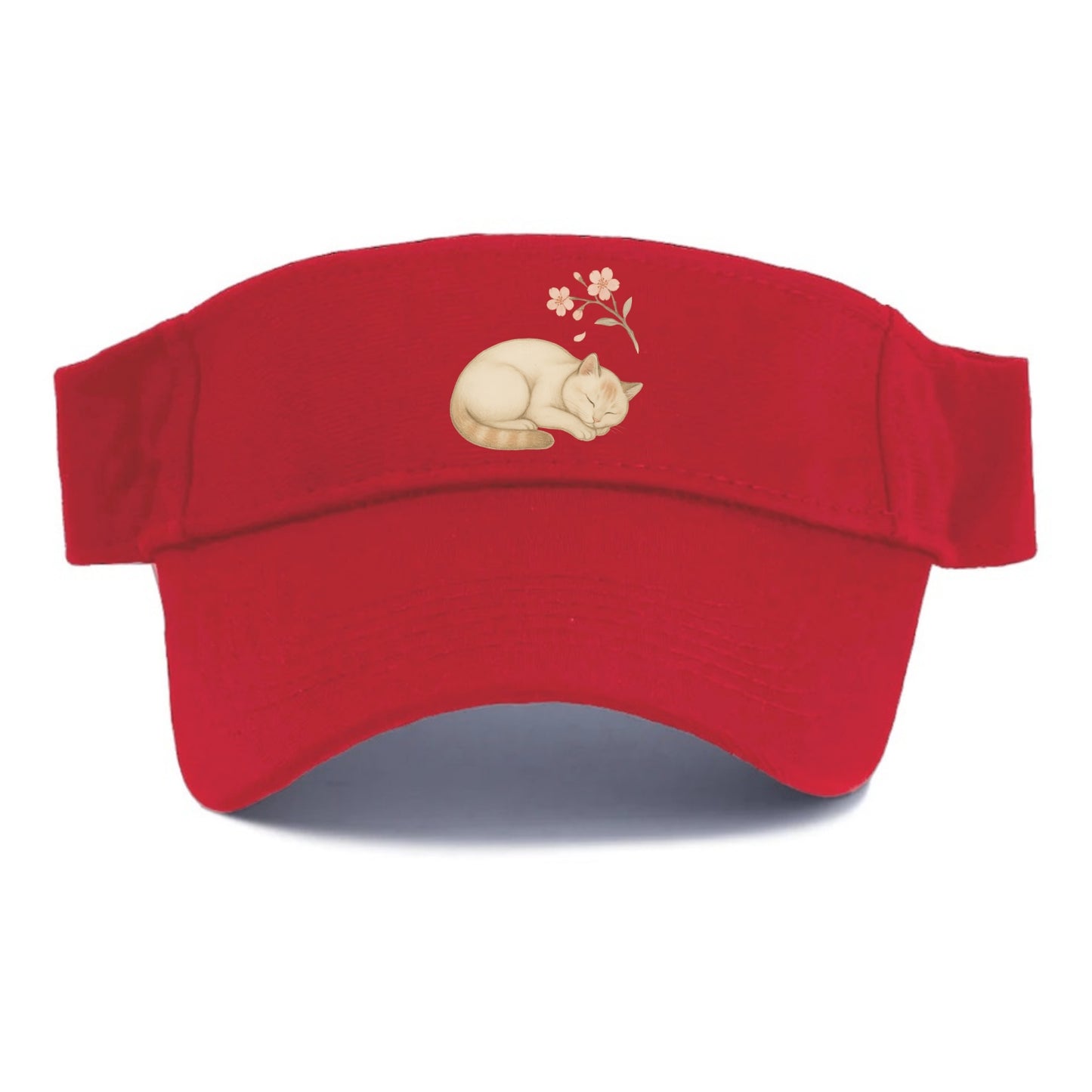 Zen Garden Cat  - Visor - Red