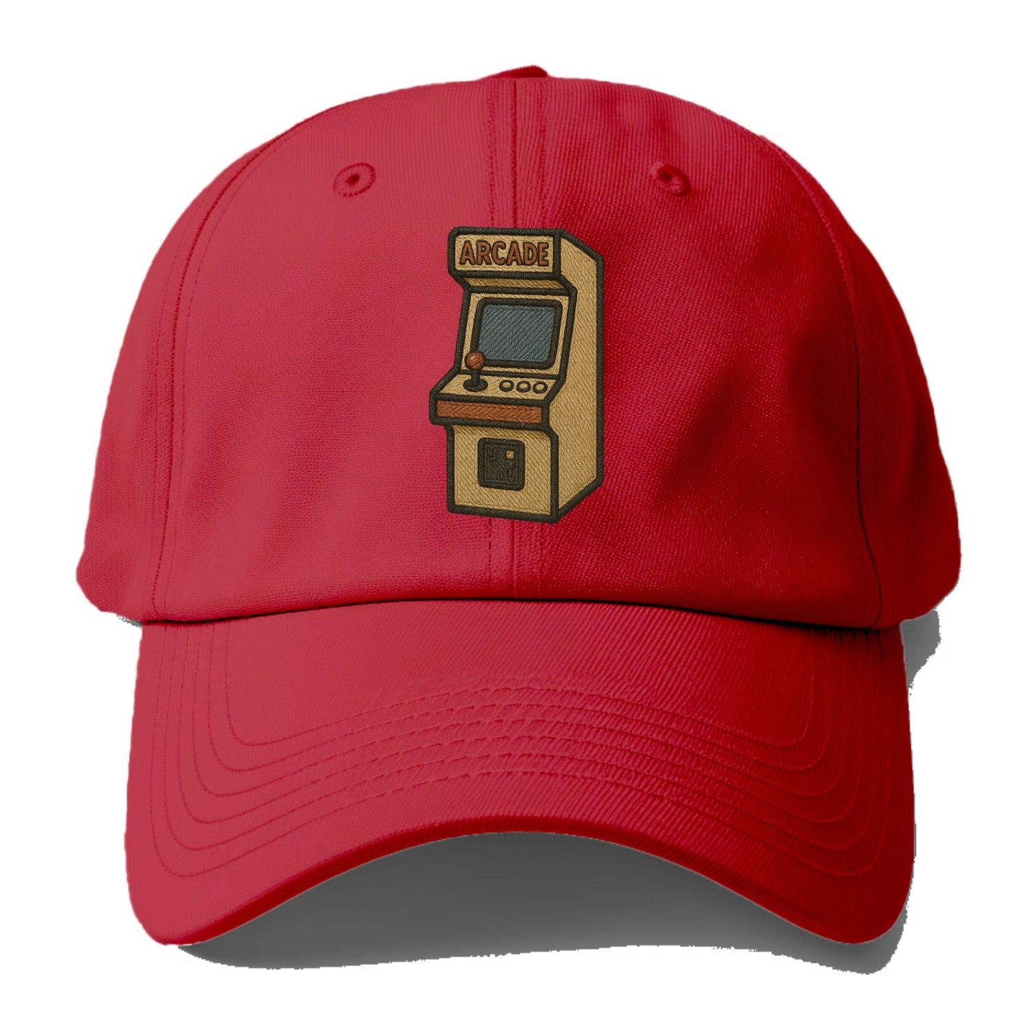 Arcade Cabinet  - Baseball Cap - Red