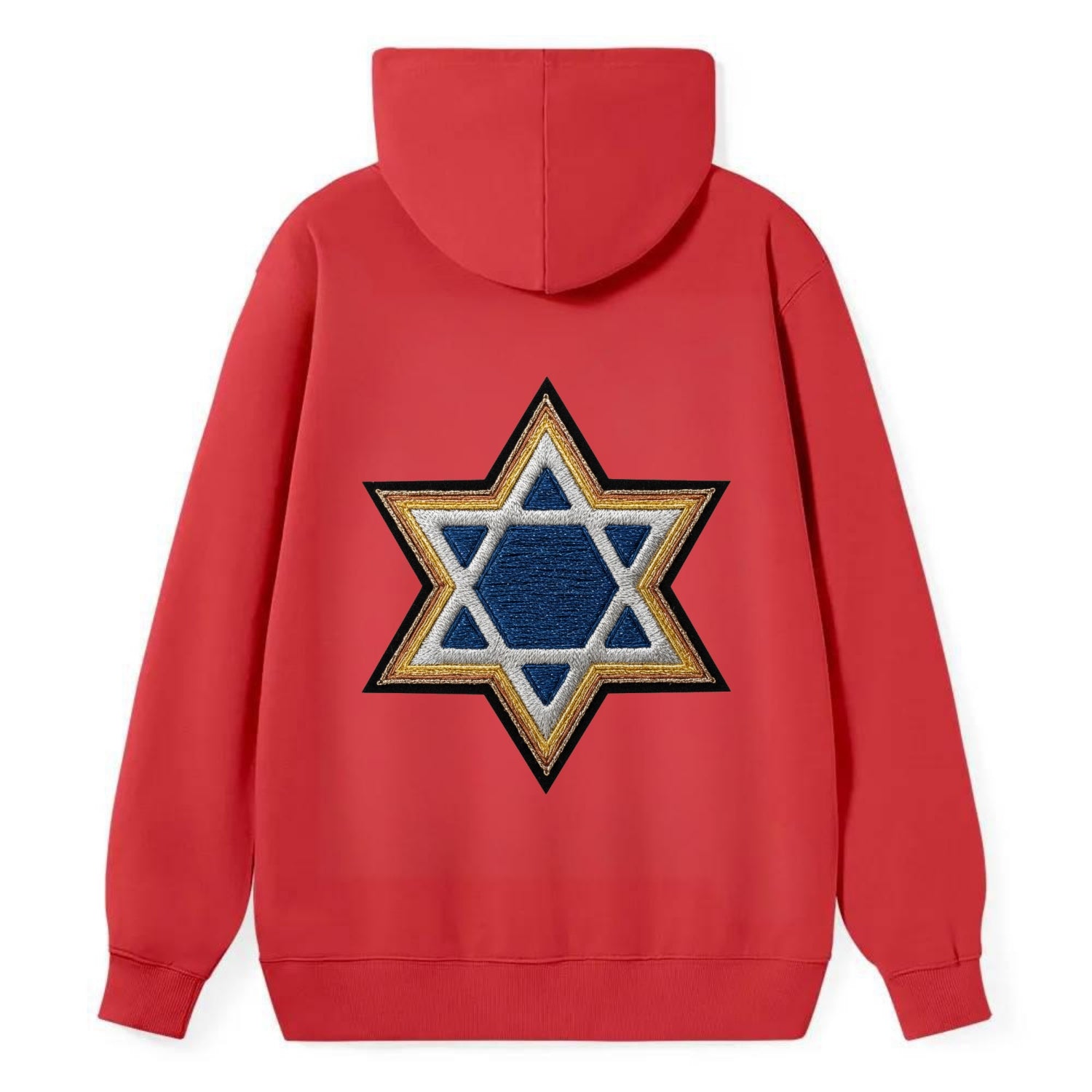 Star of David - Classic Pullover Hoodie - Red