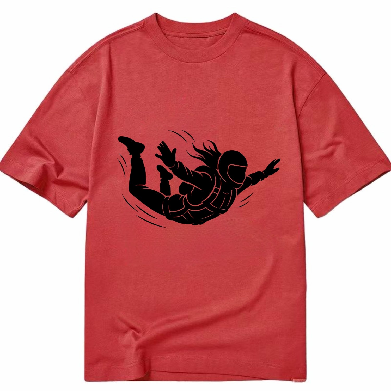 Skydiver free-fall position - Classic T-shirt - Red