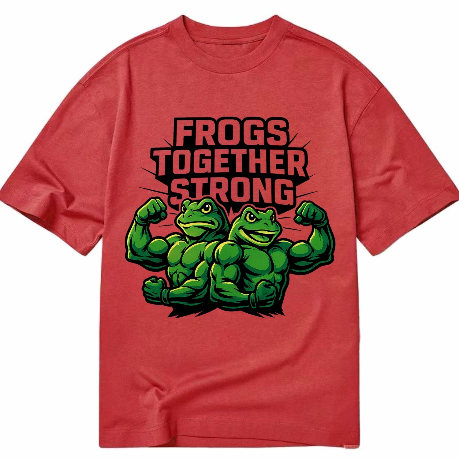 Frogs Together Strong - Classic T-shirt - Red