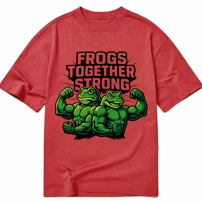 Frogs Together Strong - Classic T-shirt - Red