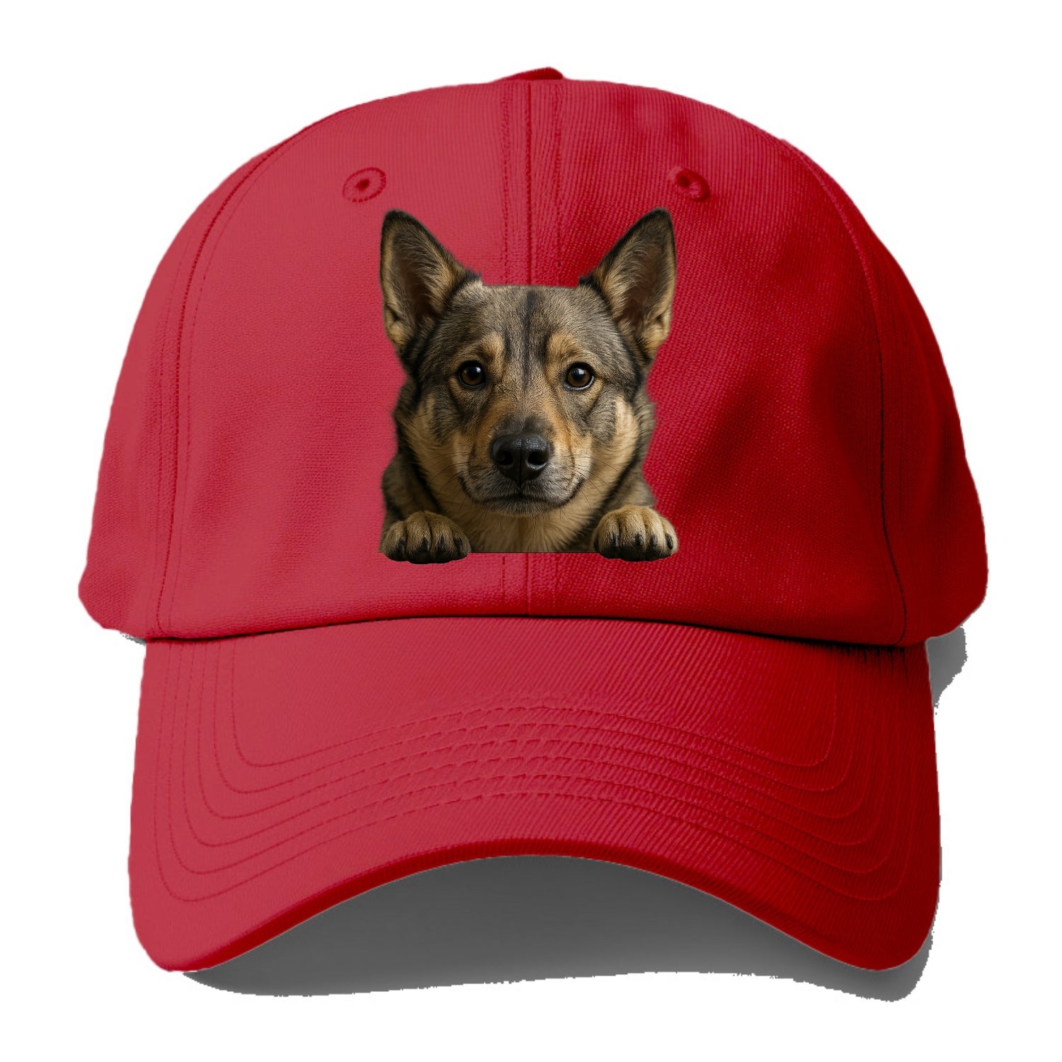 Swedish Vallhund  - Baseball Cap - Red