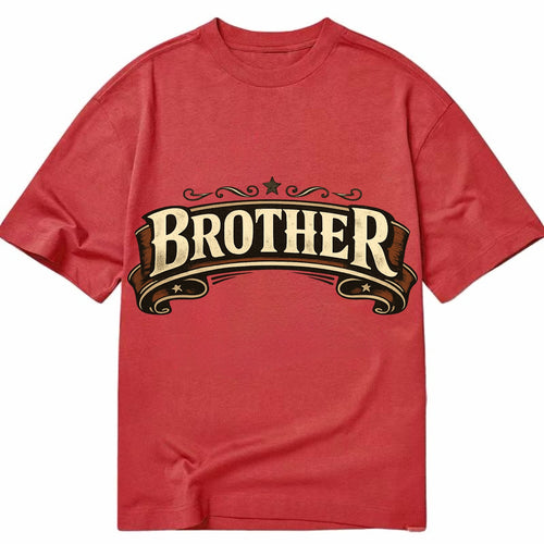 Bold typography design - BROTHER - male bond, brotherhood - Classic T-shirt