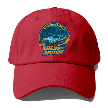 Back To The Future 40th Anniversary - Baseball Cap - Red