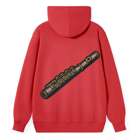 Flute  - Classic Pullover Hoodie - Red
