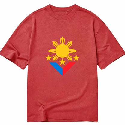 Sun Of Three - Classic T-shirt - Red