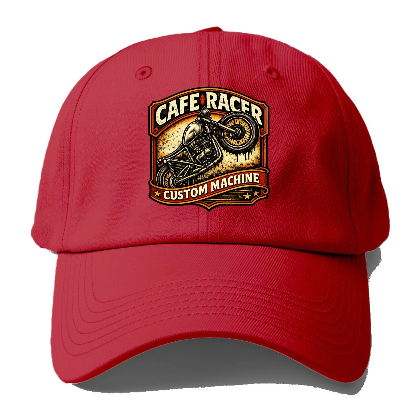Cafe Racer - Baseball Cap - Red