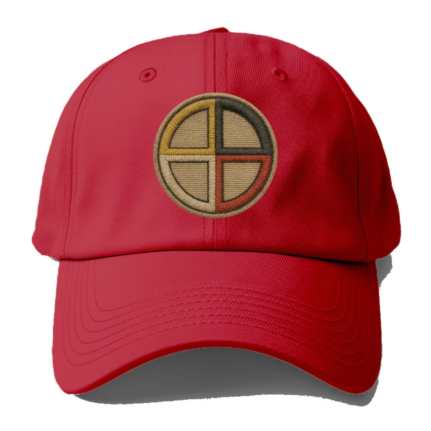 Medicine Wheel  - Baseball Cap - Red