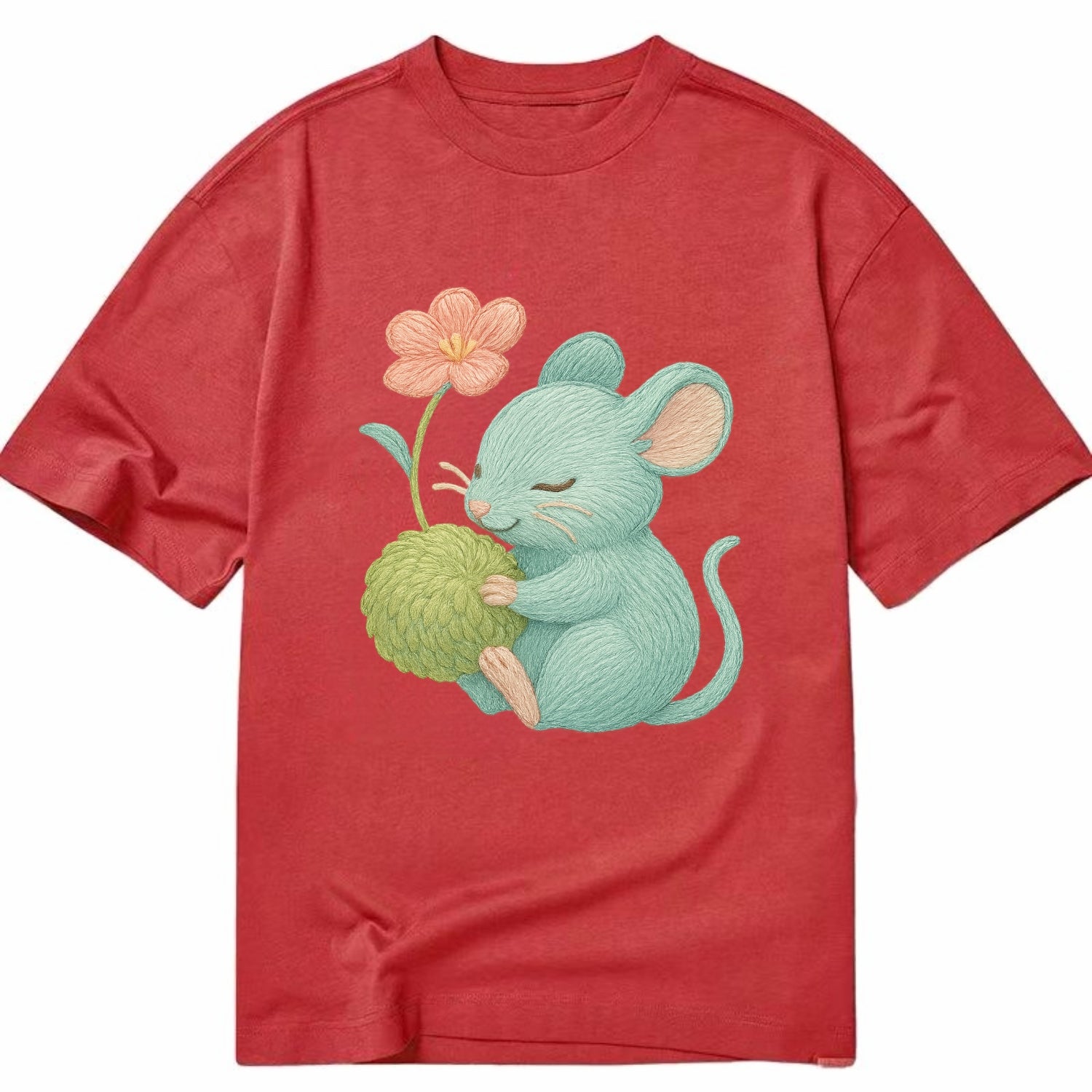 Mint Mouse - Classic T-shirt - Red