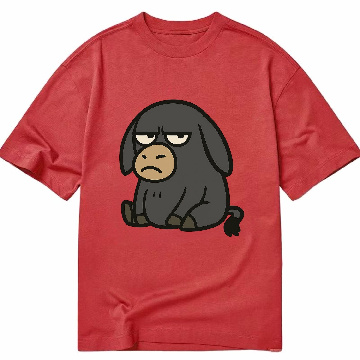 The Donky Judging Silently - Classic T-shirt - Red
