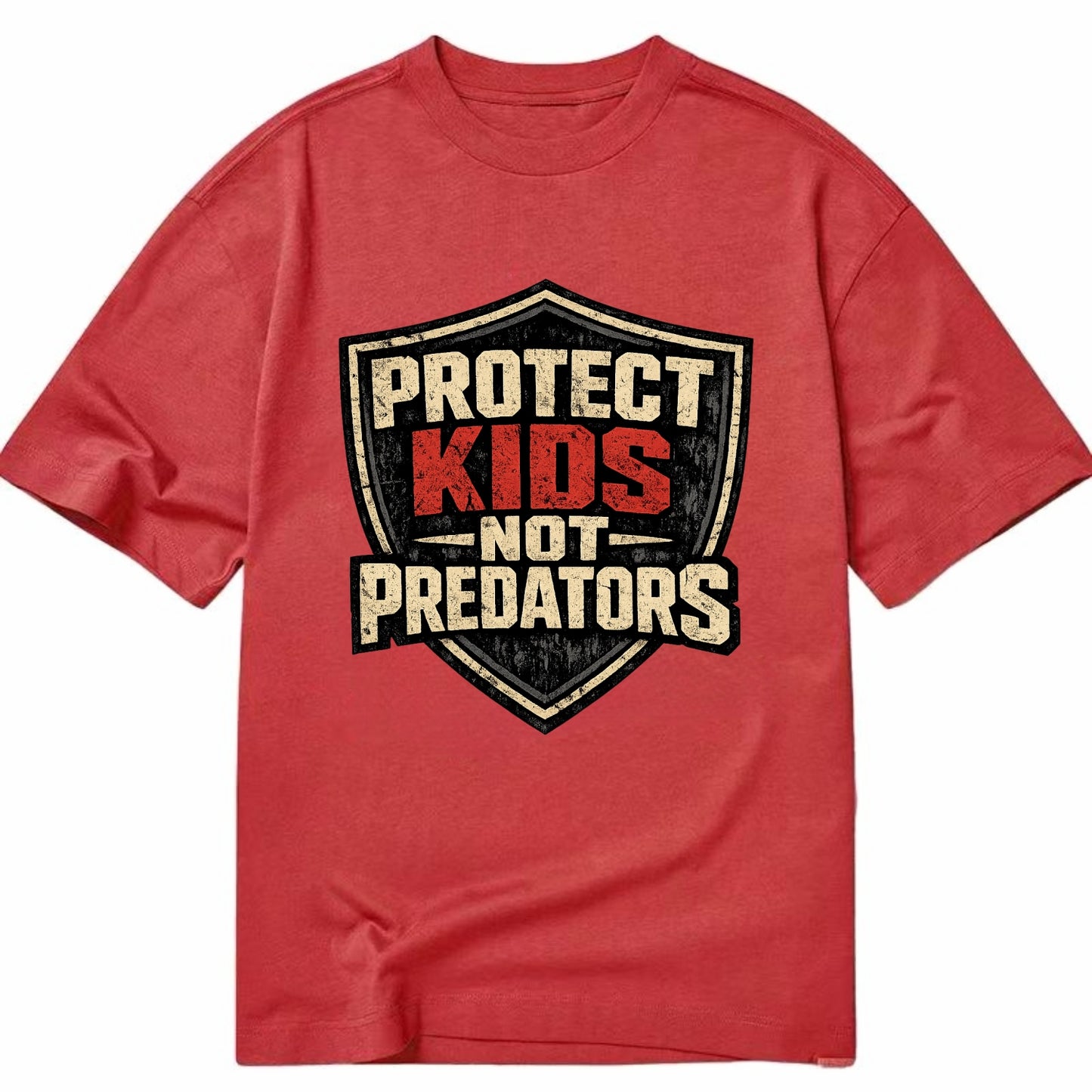Protect Kids Not Predators - Classic T-shirt - Red