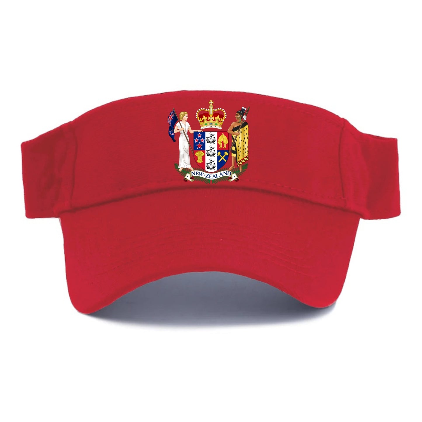 Coat Of Arms Of New Zealand - Visor - Red