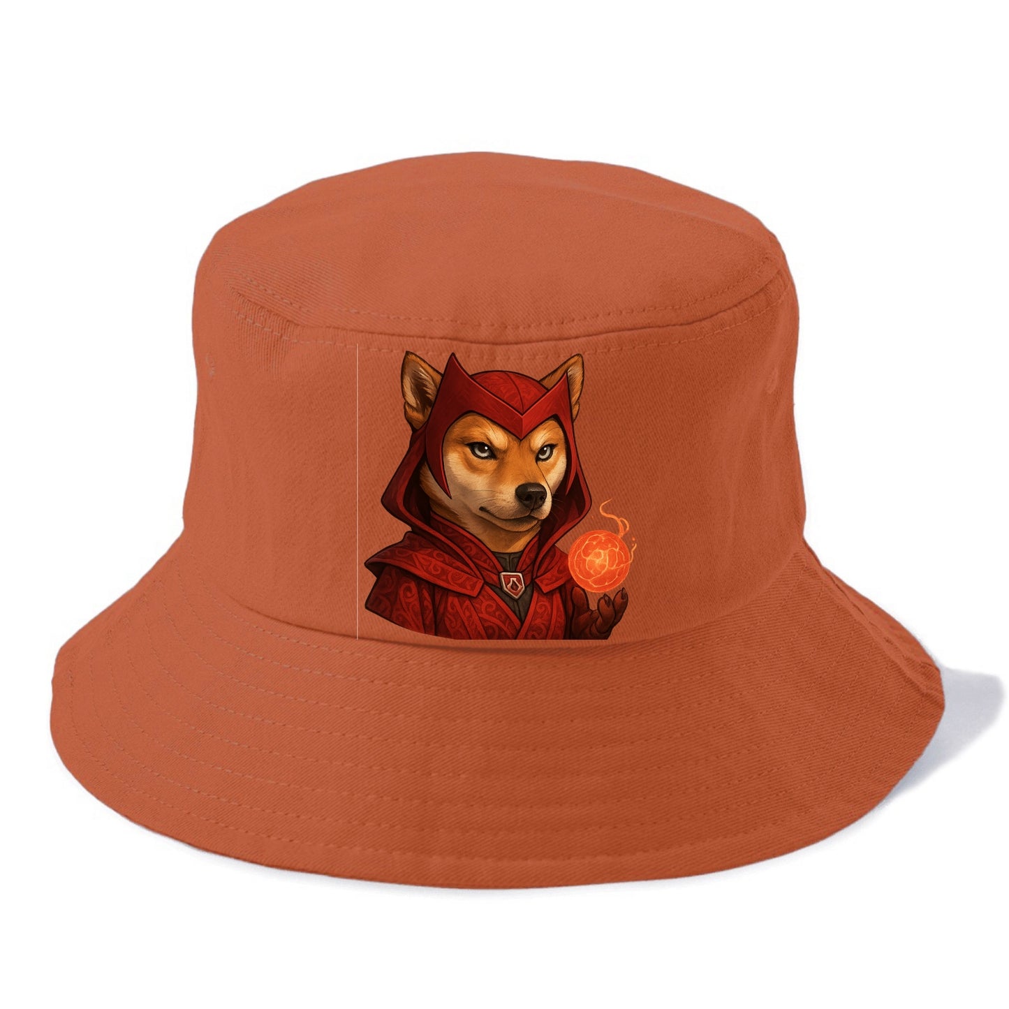 Shiba Inu Scarlet Witch  - Bucket Hat - Red