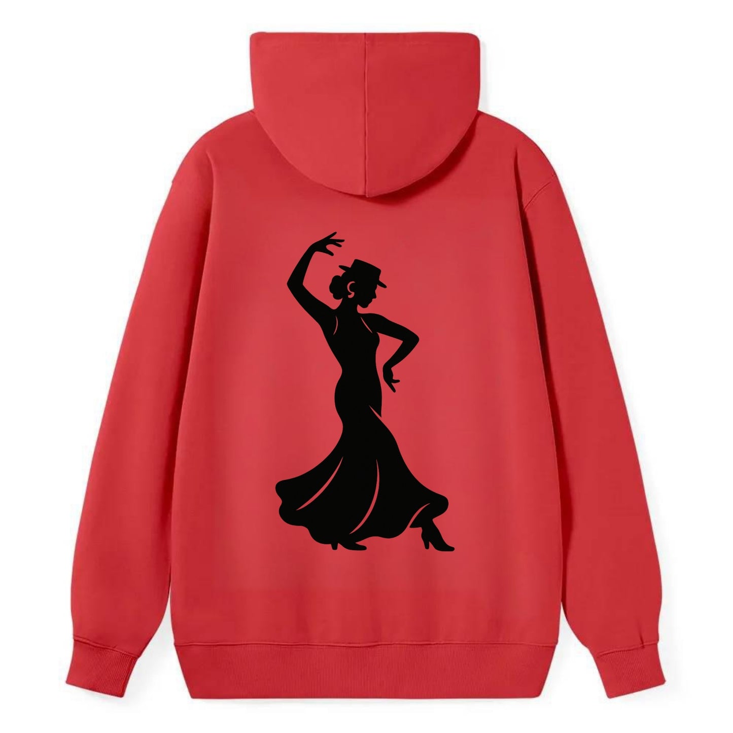 Flamenco dancer passionate stance - Classic Pullover Hoodie - Red